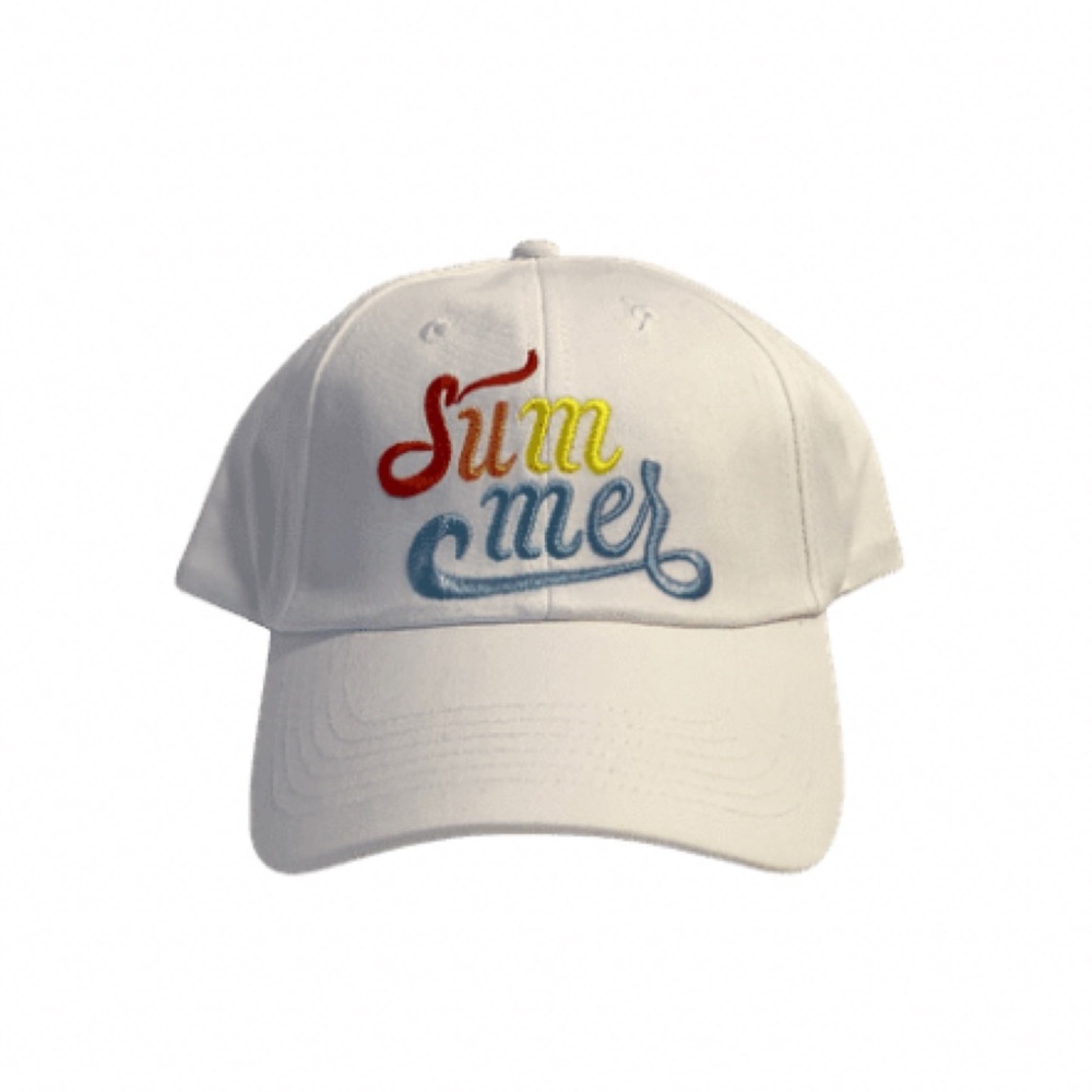 Rainbow “SUMMER” Baseball Cap Hat